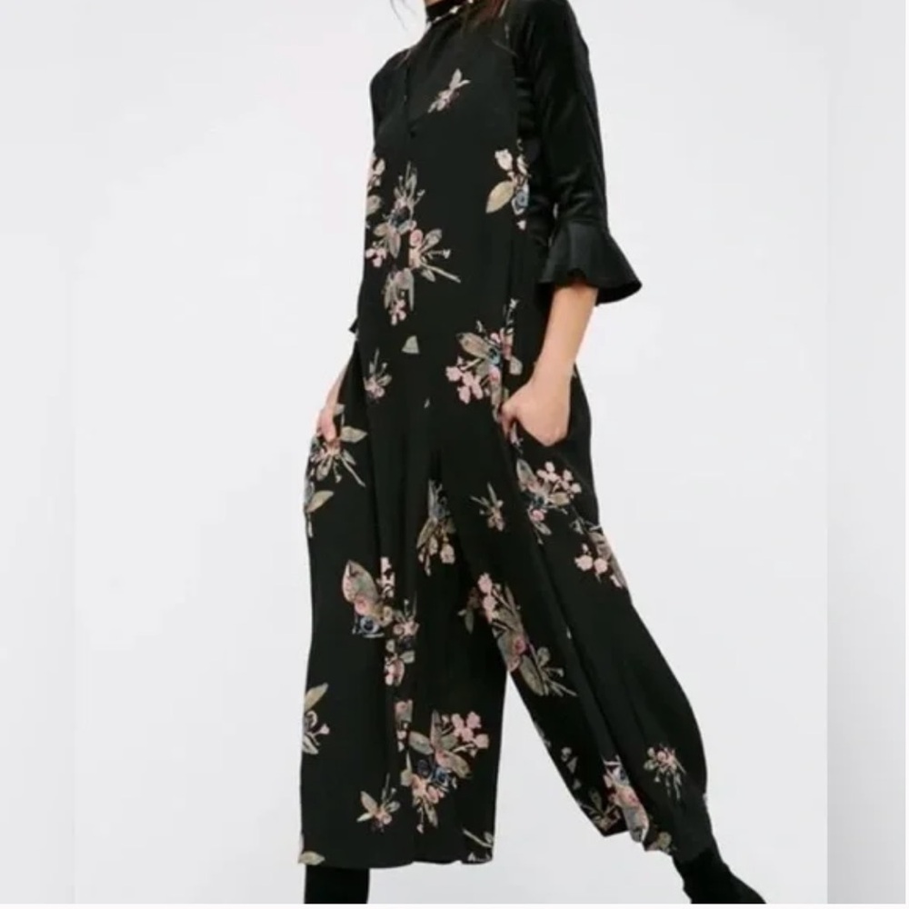 Free People Open Back Strappy Jumpsuit